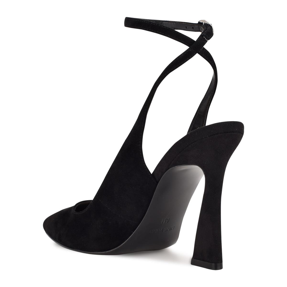 Zapatos De Salon Nine West Tabita Ankle Strap Dress Mujer Negras | 6012LOKSI