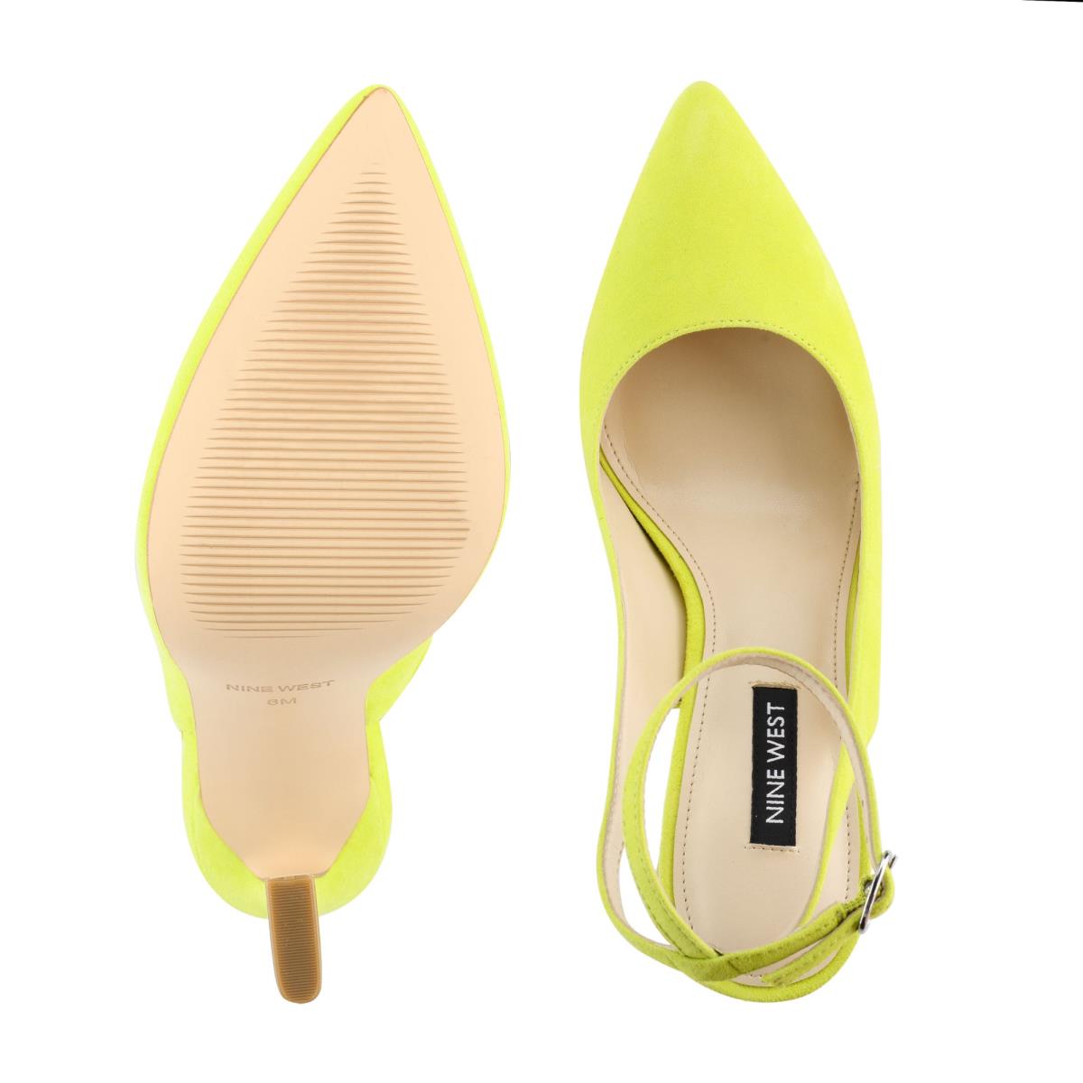 Zapatos De Salon Nine West Tabita Ankle Strap Dress Mujer Amarillo | 8921TMXEB