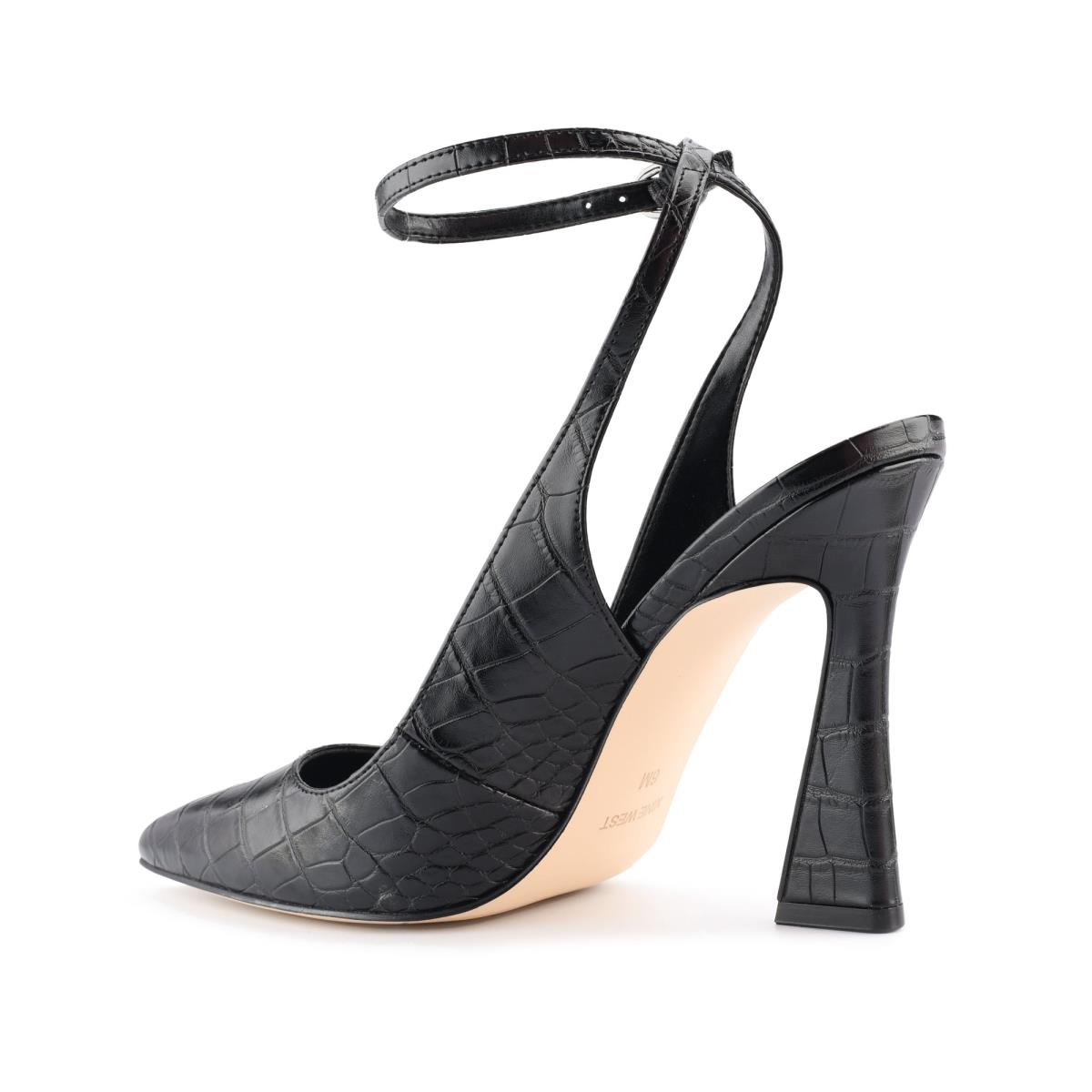 Zapatos De Salon Nine West Tabita Ankle Strap Dress Mujer Negras | 9364KLOIM