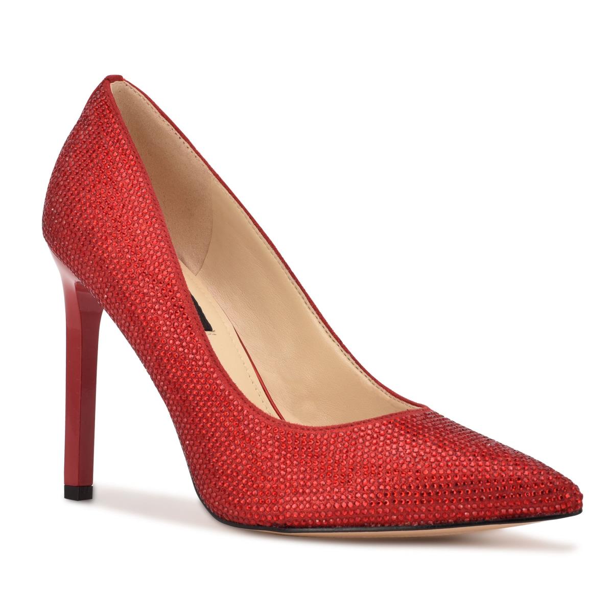 Zapatos De Salon Nine West Tatiah Dress Mujer Rojas | 6578MXDFI