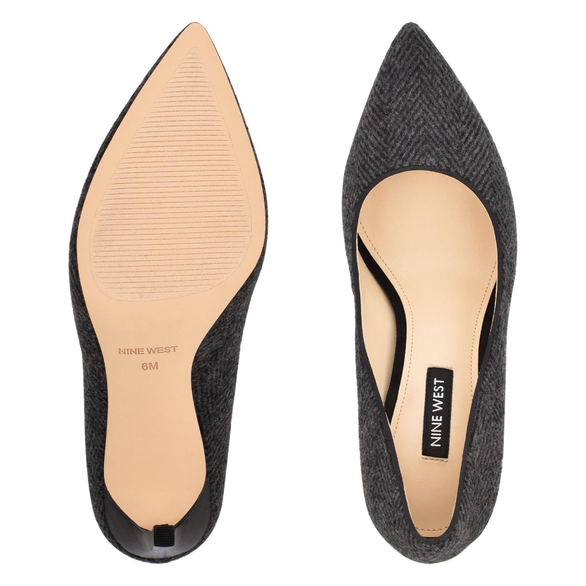 Zapatos De Salon Nine West Tatiana Pointy Toe Mujer Gris Oscuro | 1740OYCQM