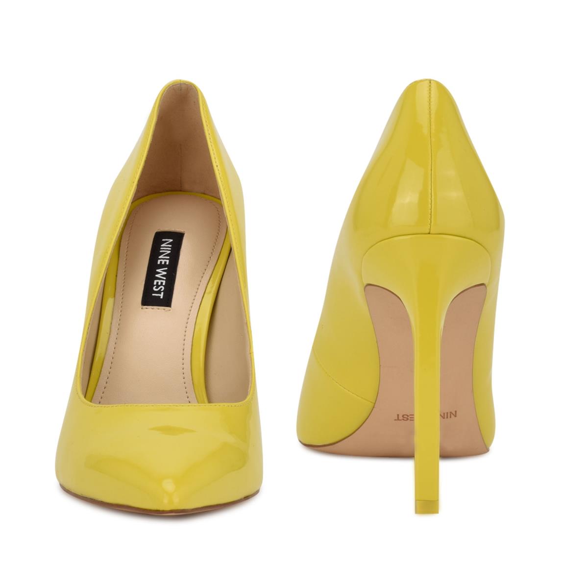 Zapatos De Salon Nine West Tatiana Pointy Toe Mujer Amarillo | 3250TWDCM