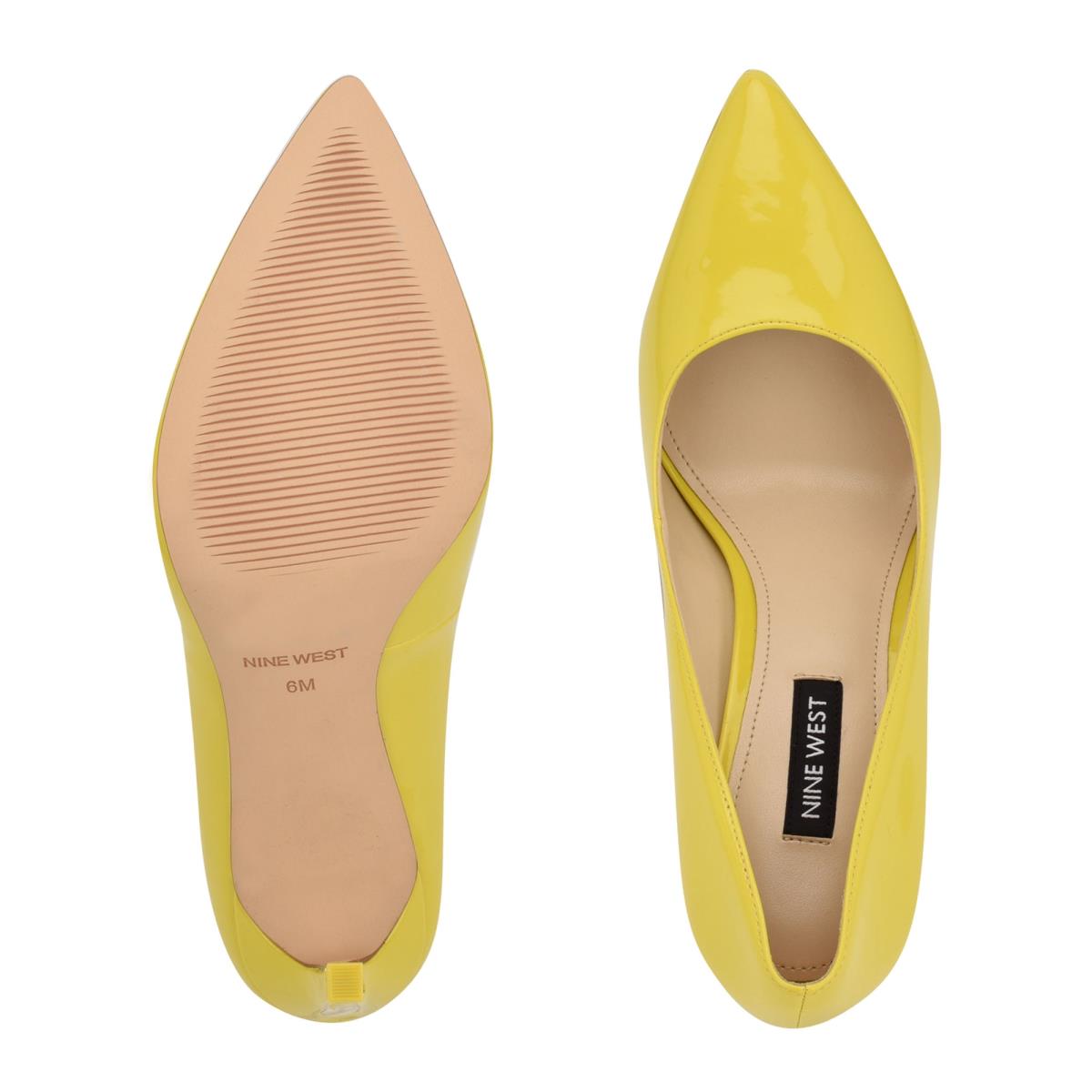 Zapatos De Salon Nine West Tatiana Pointy Toe Mujer Amarillo | 3250TWDCM