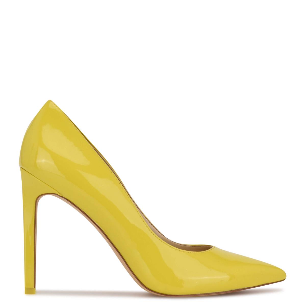 Zapatos De Salon Nine West Tatiana Pointy Toe Mujer Amarillo | 3250TWDCM