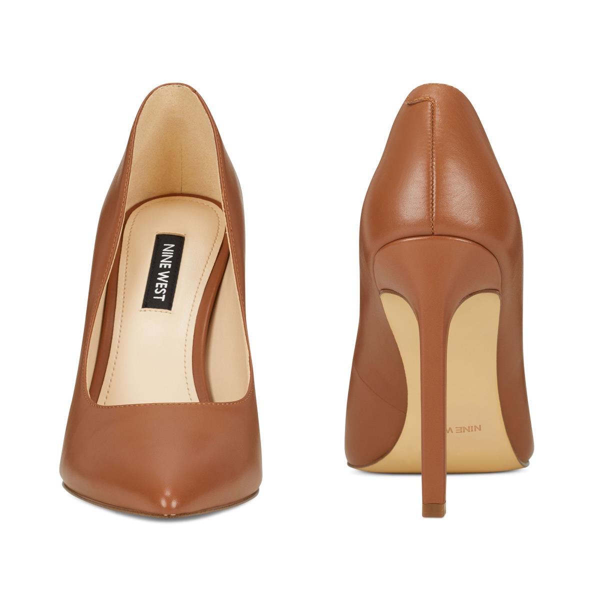 Zapatos De Salon Nine West Tatiana Pointy Toe Mujer Marrones Claro | 3297LTUWY