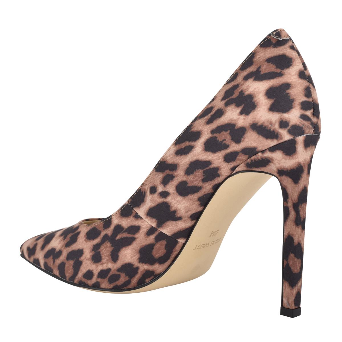 Zapatos De Salon Nine West Tatiana Pointy Toe Mujer Leopardo | 5147FIALN