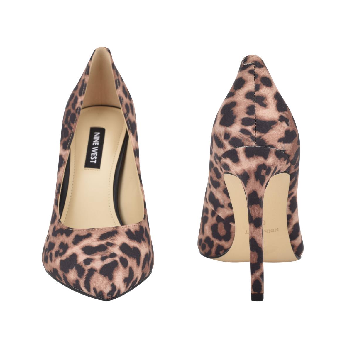 Zapatos De Salon Nine West Tatiana Pointy Toe Mujer Leopardo | 5147FIALN