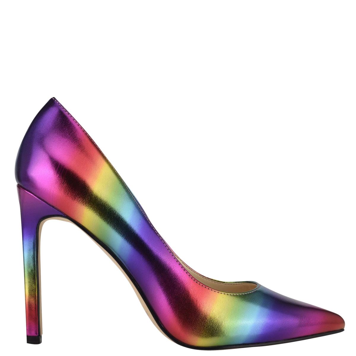 Zapatos De Salon Nine West Tatiana Pointy Toe Mujer Multicolor | 6290FHILT