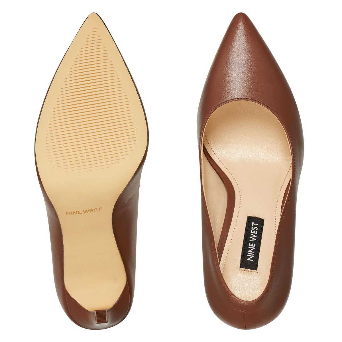 Zapatos De Salon Nine West Tatiana Pointy Toe Mujer Marrones | 6475FKUTY