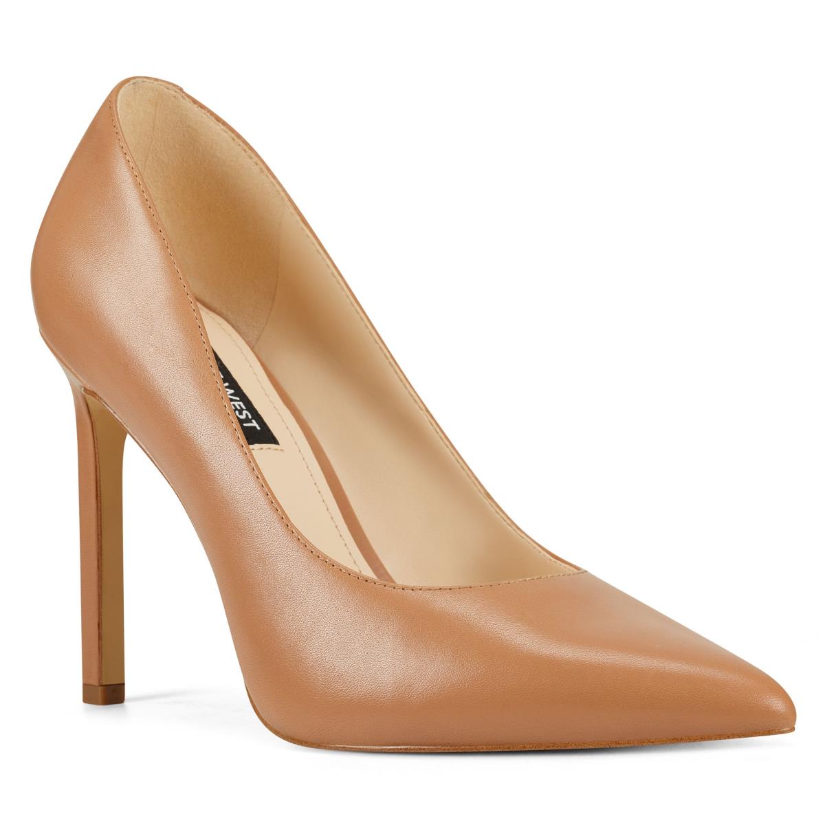 Zapatos De Salon Nine West Tatiana Pointy Toe Mujer Beige | 6981MGZQV