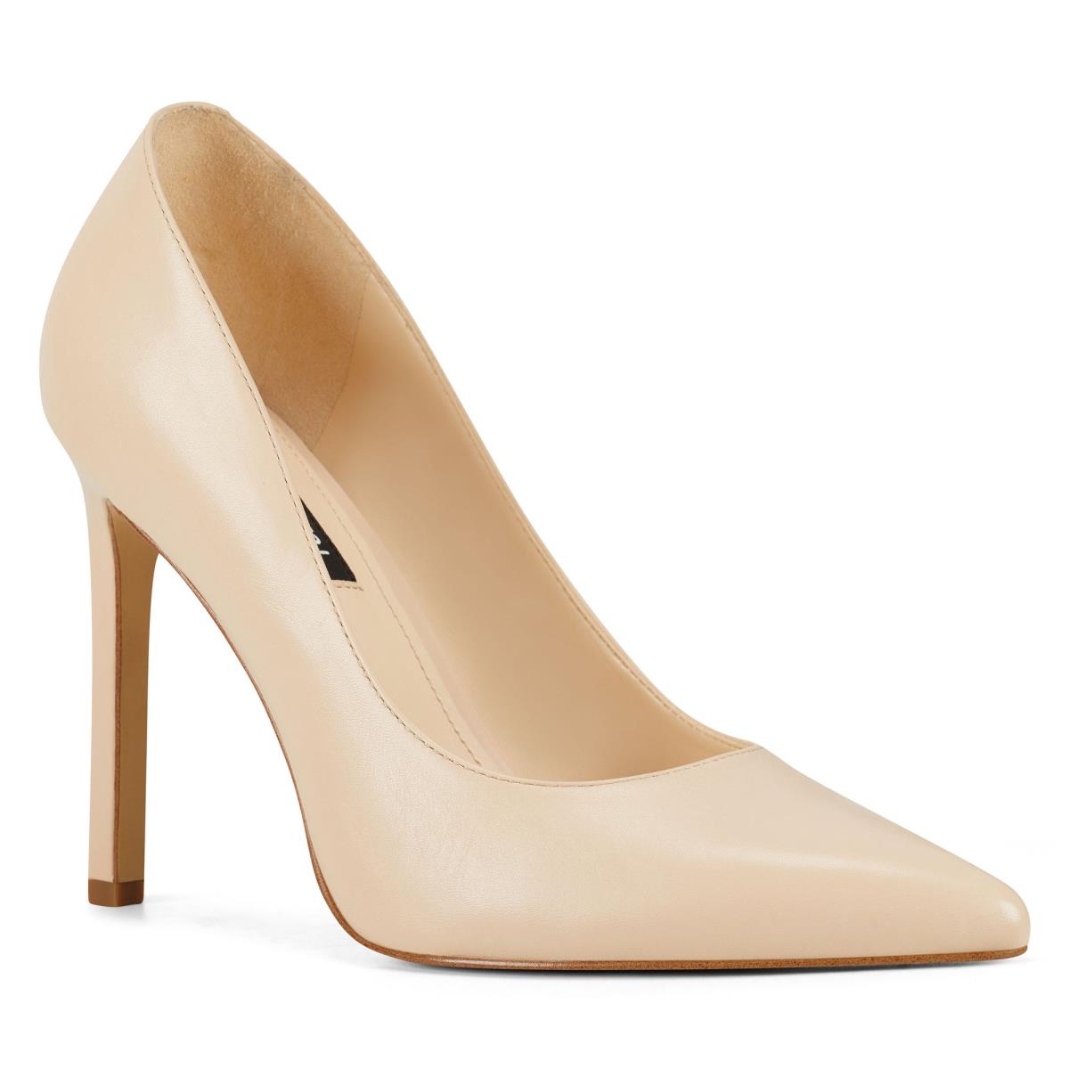 Zapatos De Salon Nine West Tatiana Pointy Toe Mujer Blancas | 7839NQSZP