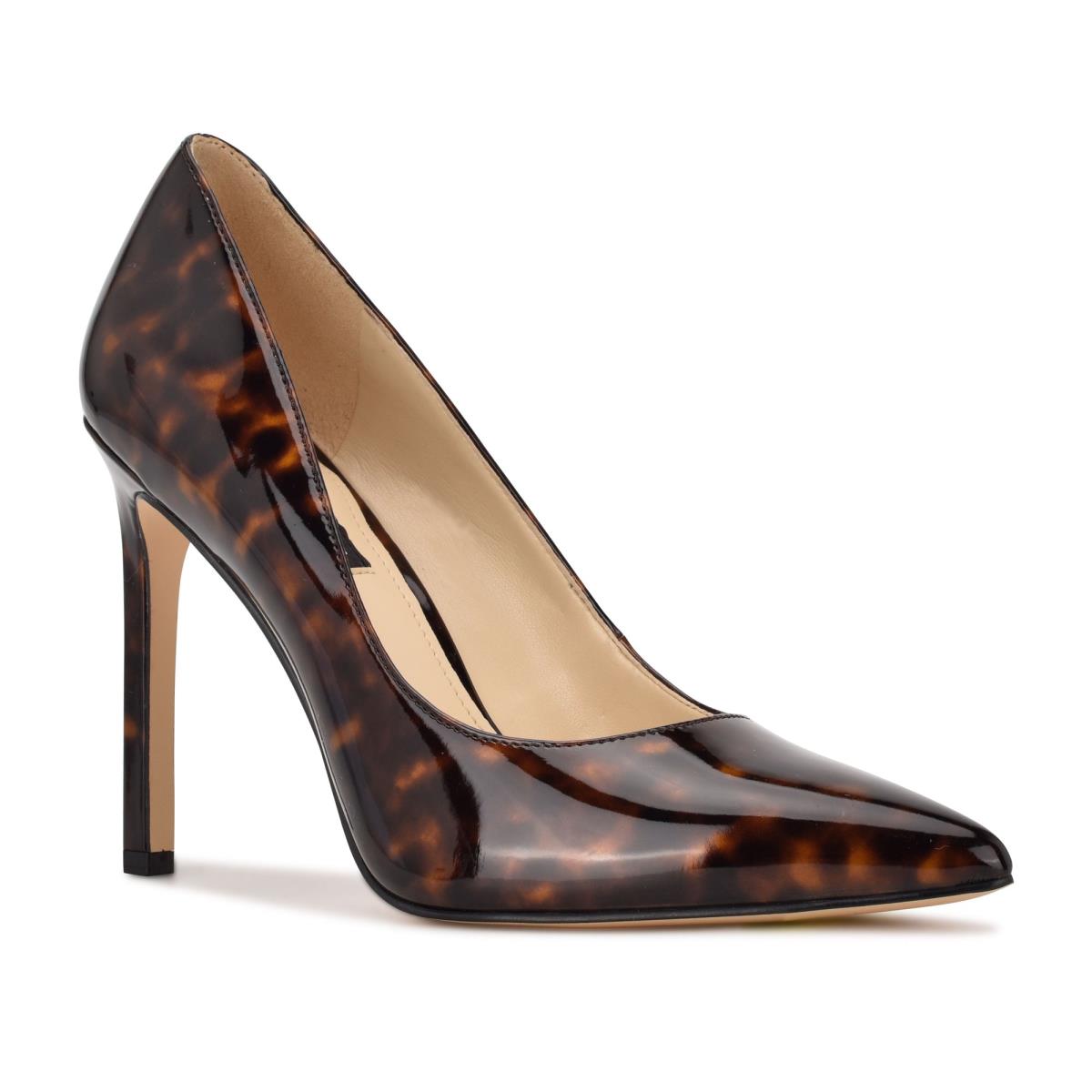 Zapatos De Salon Nine West Tatiana Pointy Toe Mujer Cafe | 9507USNDT