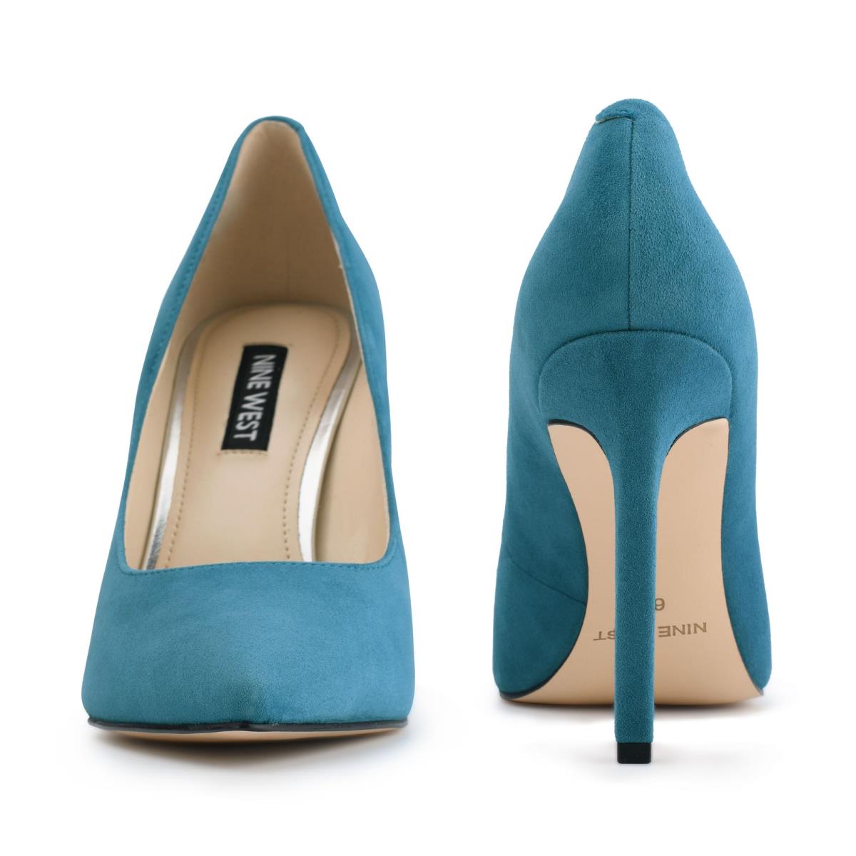 Zapatos De Salon Nine West Tatiana Pointy Toe Mujer Turquesa | 9653VLTZS