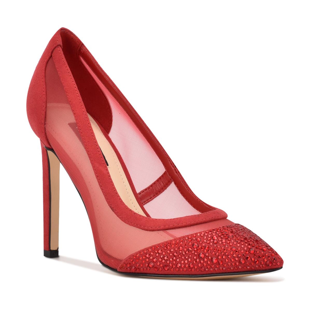 Zapatos De Salon Nine West Tayen Dress Mujer Rojas | 2867QUFMA