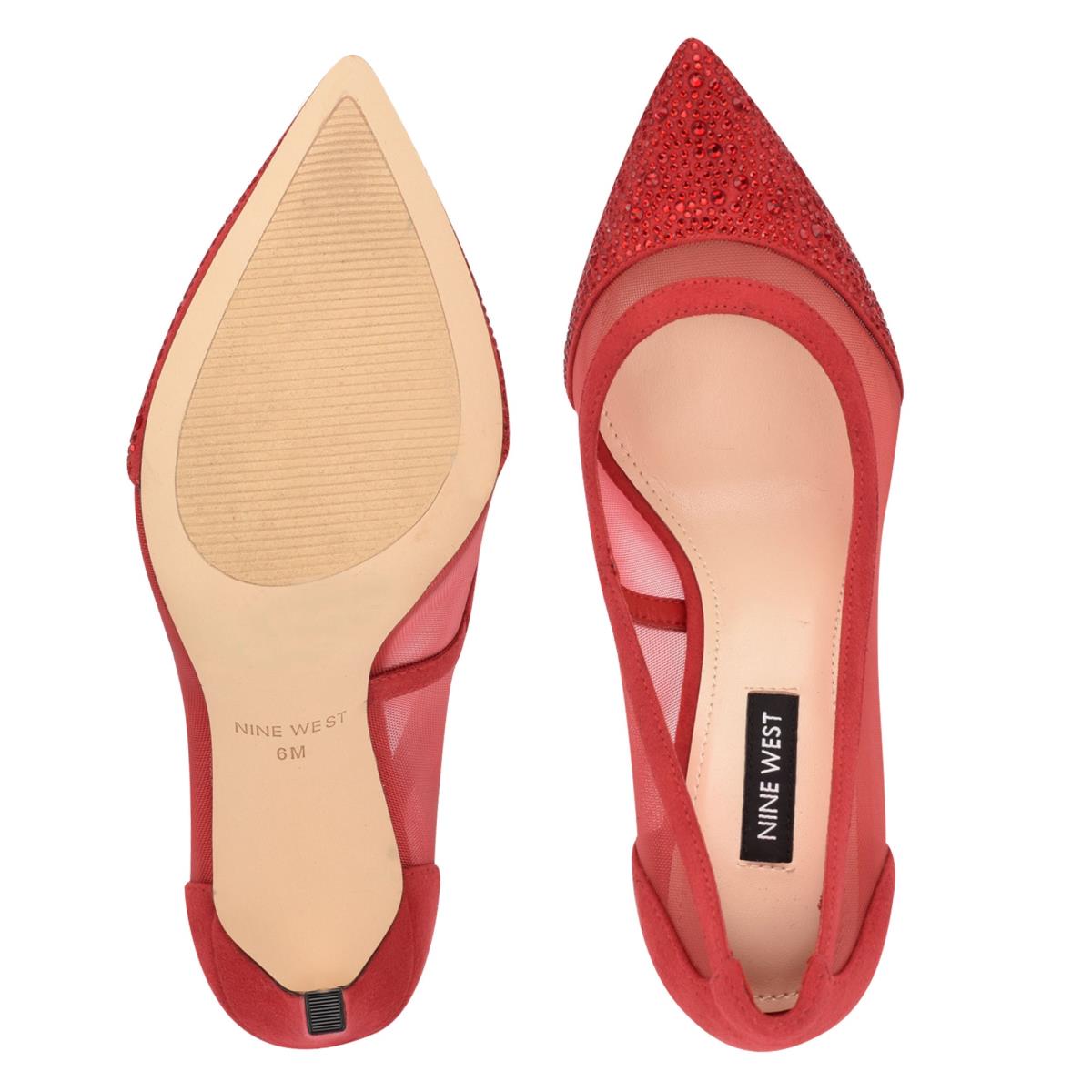 Zapatos De Salon Nine West Tayen Dress Mujer Rojas | 2867QUFMA