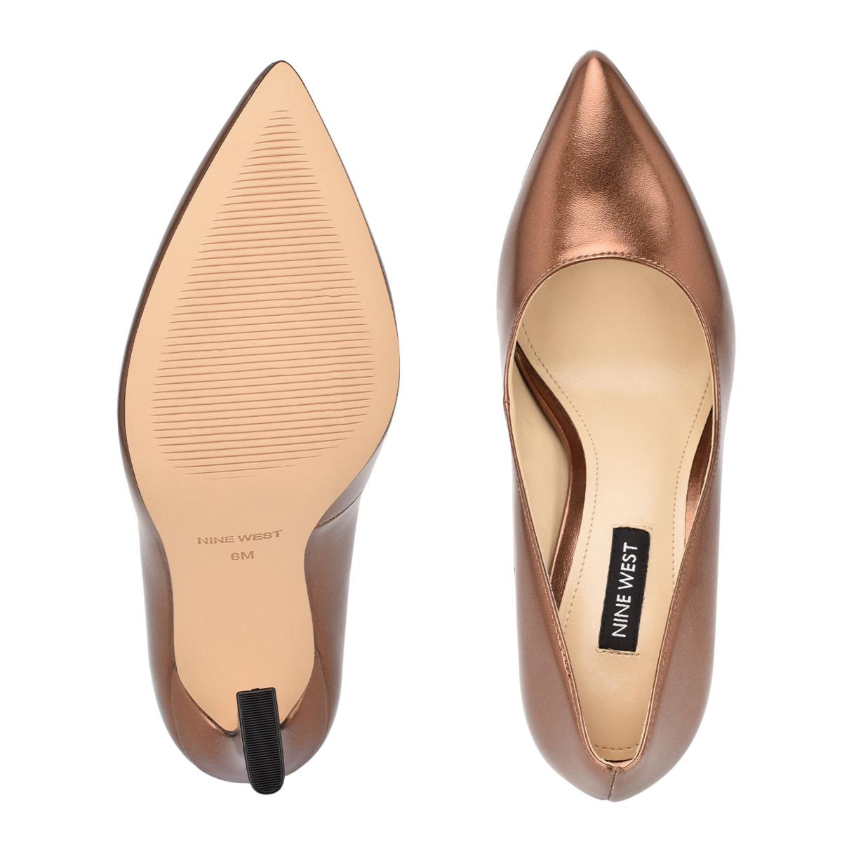 Zapatos De Salon Nine West Trendz Pointy Toe Mujer Marrones | 2715FQCWX