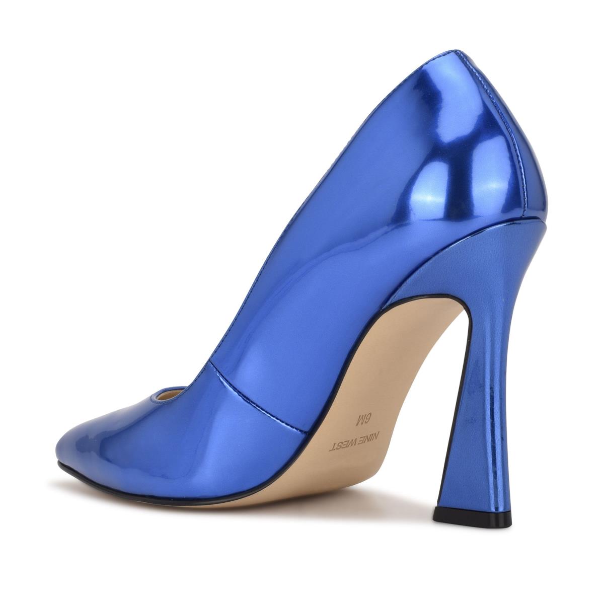 Zapatos De Salon Nine West Trendz Pointy Toe Mujer Azules | 7432BYFIN