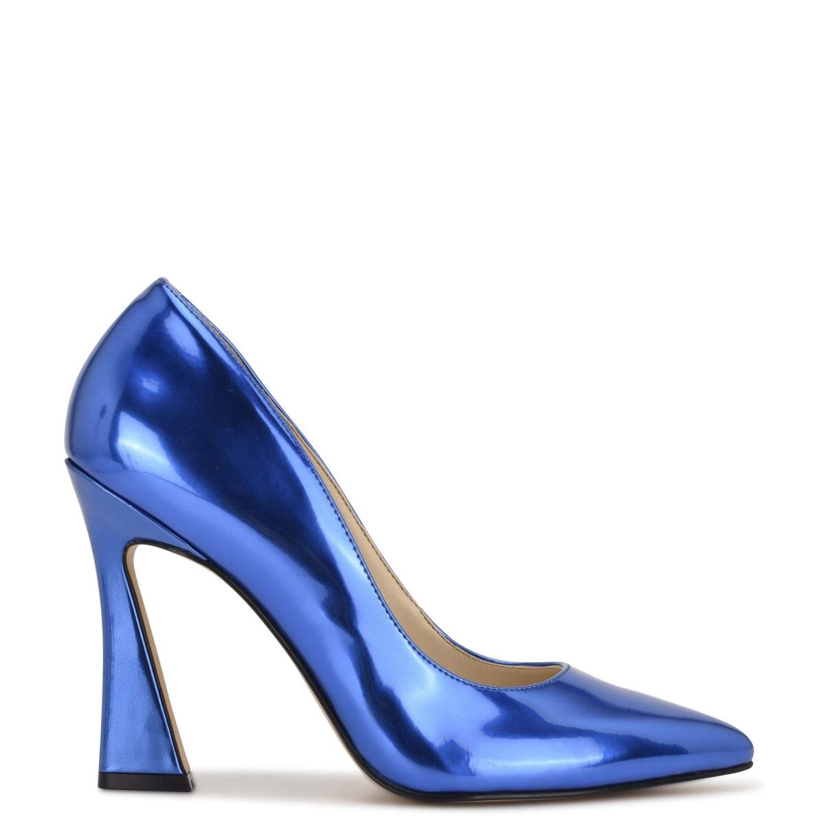 Zapatos De Salon Nine West Trendz Pointy Toe Mujer Azules | 7432BYFIN