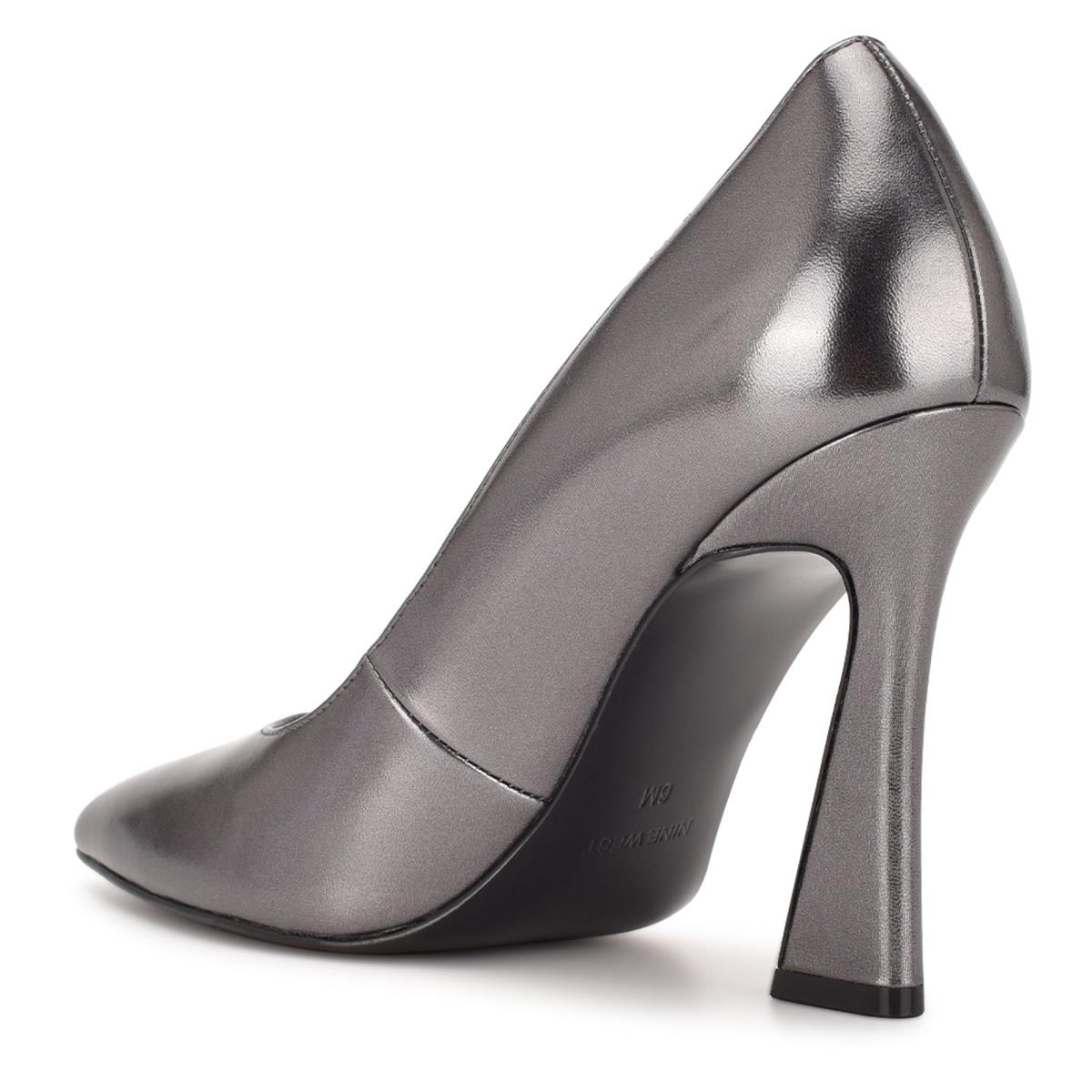 Zapatos De Salon Nine West Trendz Pointy Toe Mujer Plateadas | 7952DIJQG