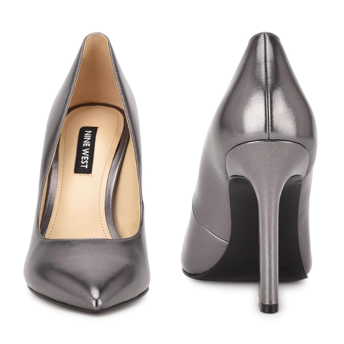 Zapatos De Salon Nine West Trendz Pointy Toe Mujer Plateadas | 7952DIJQG