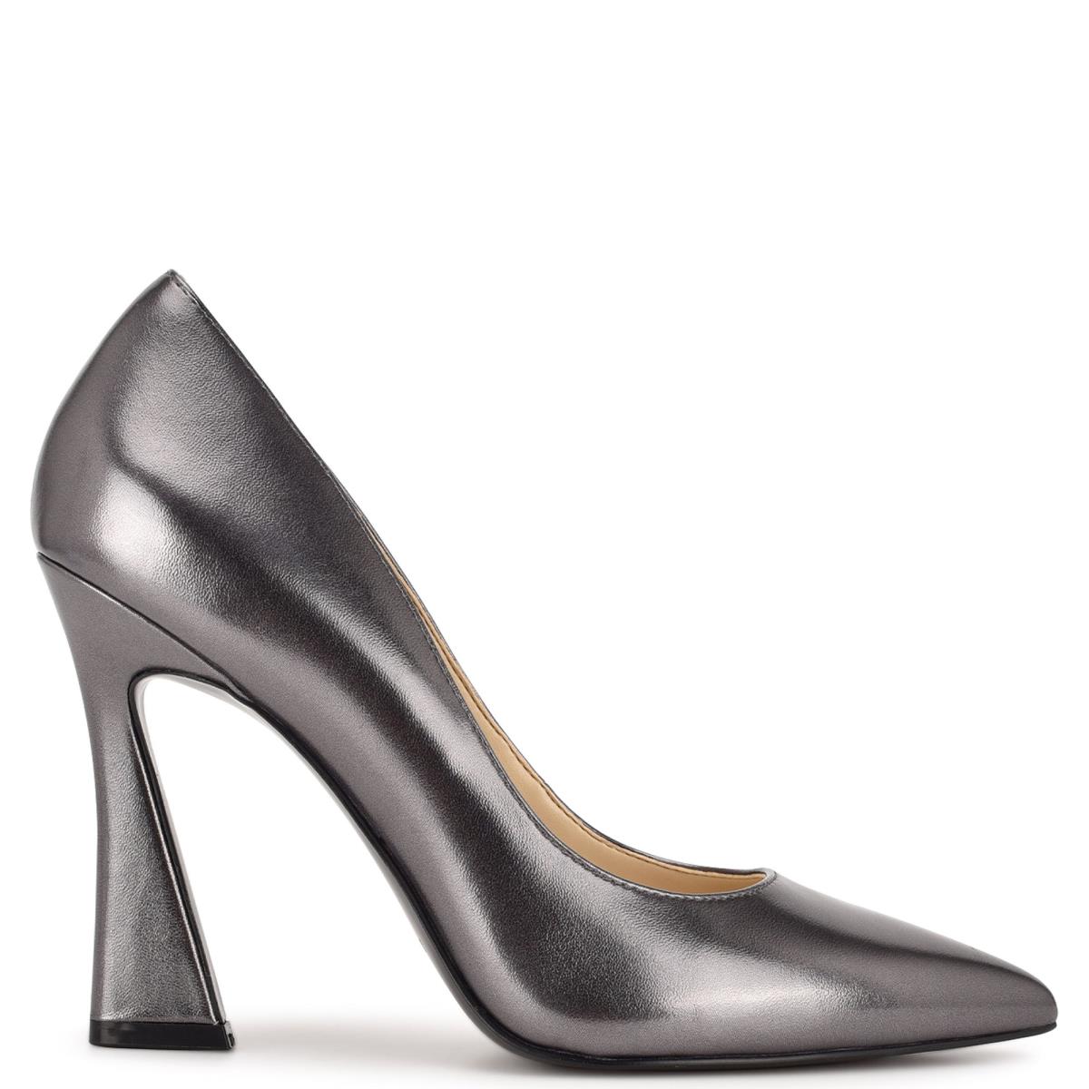 Zapatos De Salon Nine West Trendz Pointy Toe Mujer Plateadas | 7952DIJQG