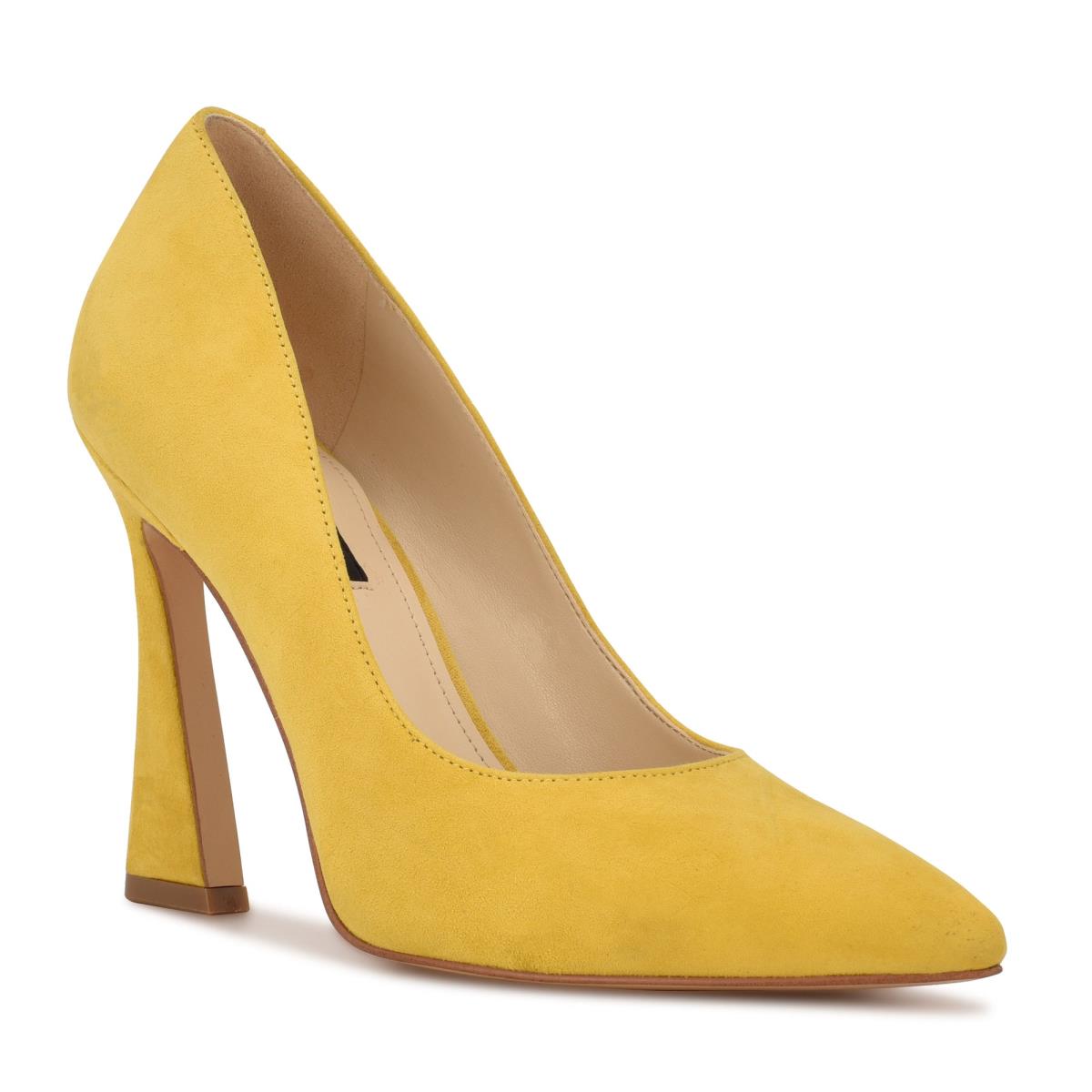 Zapatos De Salon Nine West Trendz Pointy Toe Mujer Amarillo | 8547BUXKC