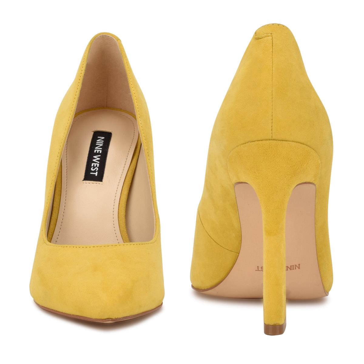 Zapatos De Salon Nine West Trendz Pointy Toe Mujer Amarillo | 8547BUXKC