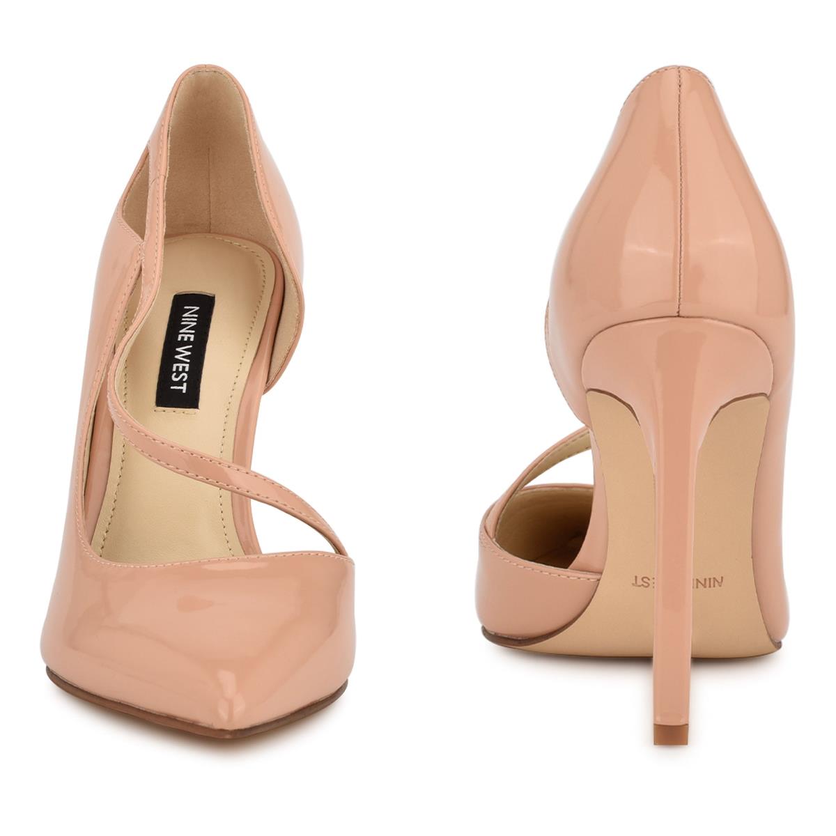 Zapatos De Salon Nine West Twirl Pointy Toe Mujer Beige | 9728RQGAC