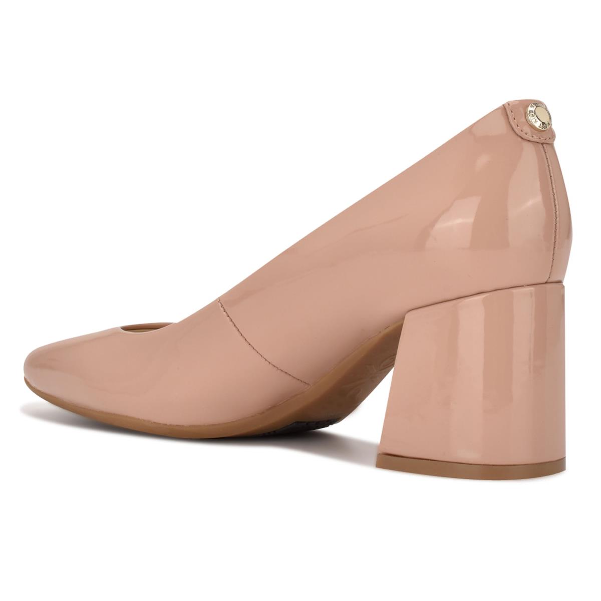 Zapatos De Salon Nine West Vibe 9x9 Block Heel Mujer Beige | 2183ZPOXR