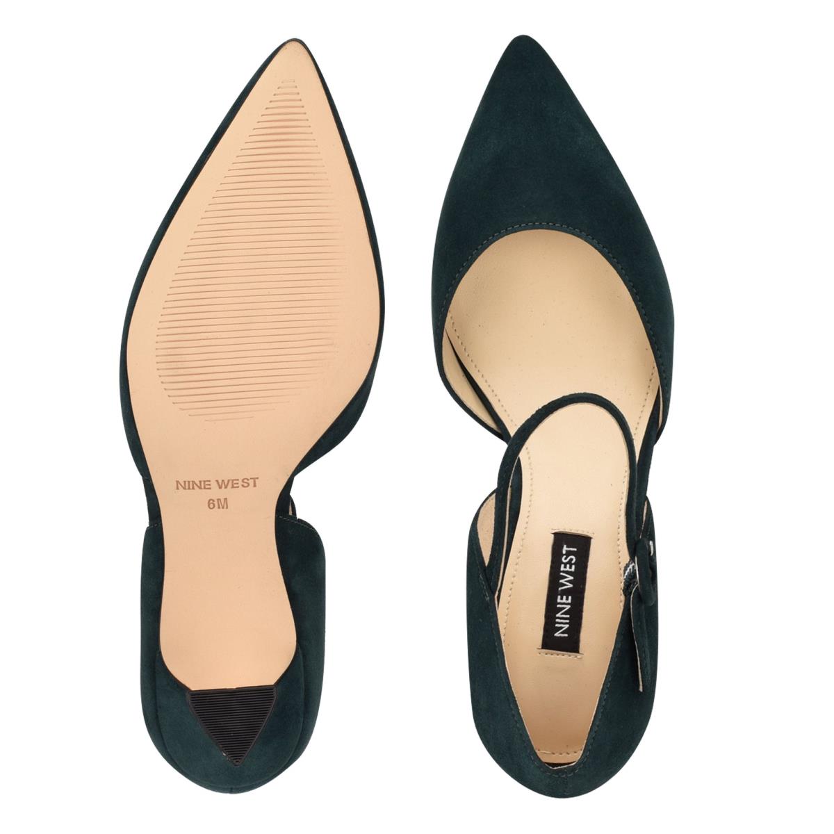 Zapatos De Salon Nine West Wanah Pointy Toe Mujer Verde Menta | 2365YEBOZ