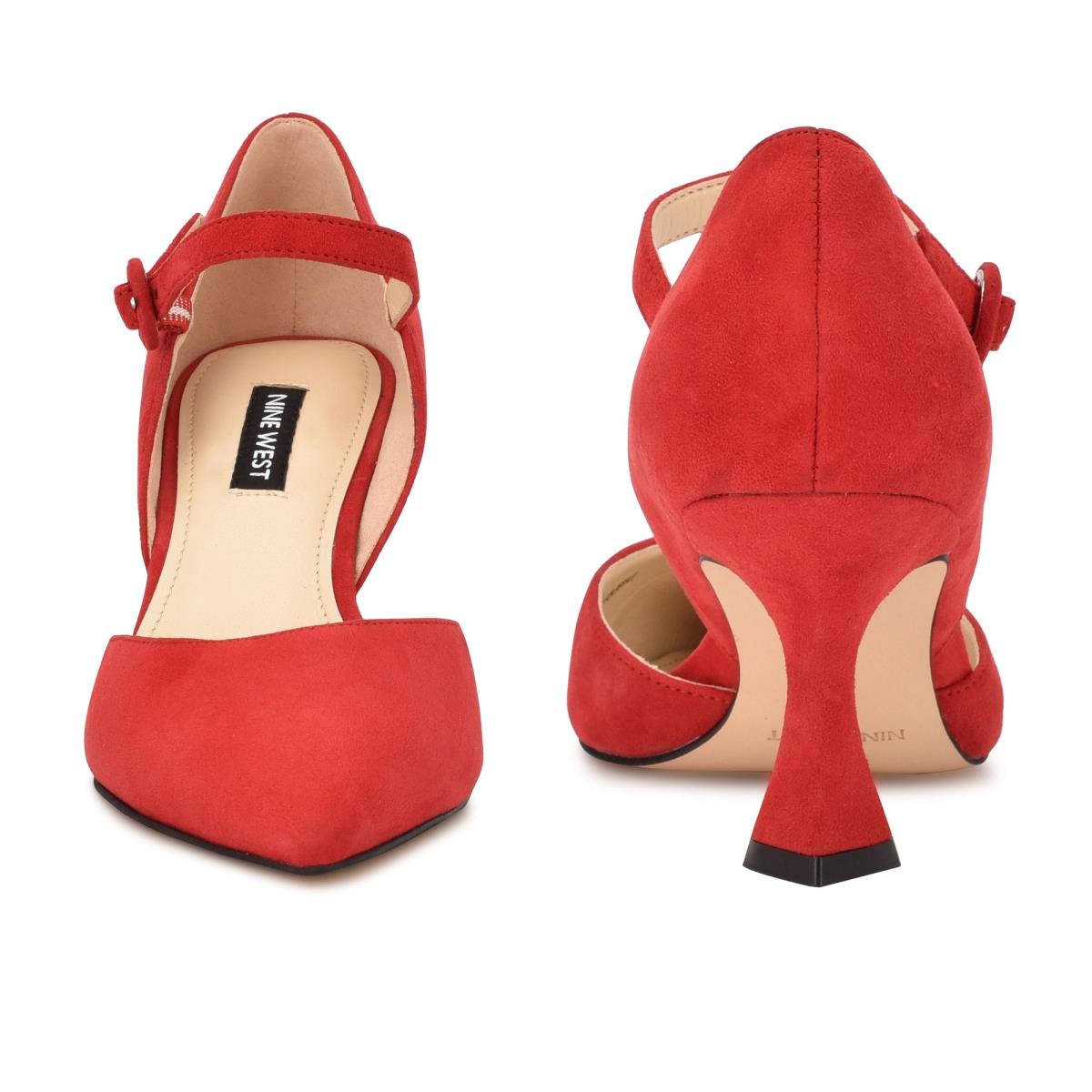 Zapatos De Salon Nine West Wanah Pointy Toe Mujer Rojas | 5093FZLWB