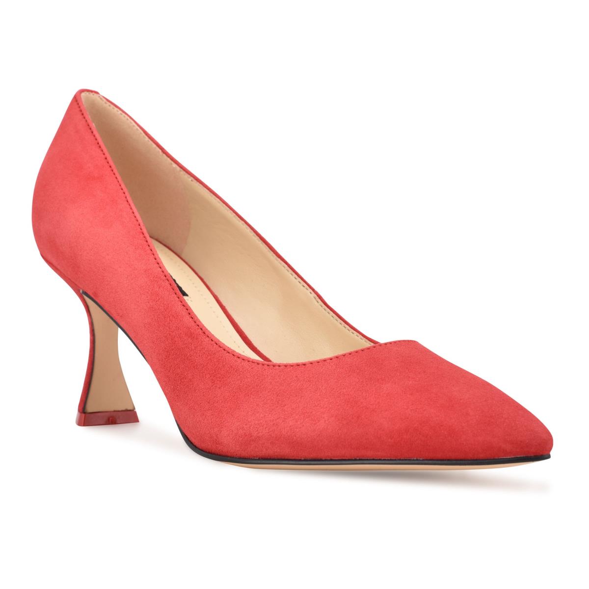 Zapatos De Salon Nine West Workin Pointy Toe Mujer Rojas | 5093WZVUS