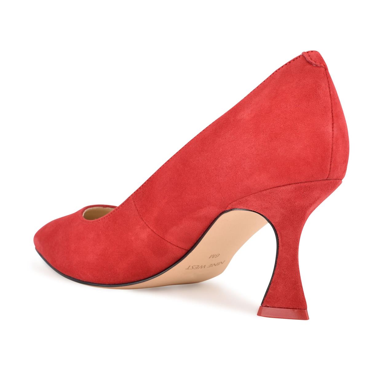 Zapatos De Salon Nine West Workin Pointy Toe Mujer Rojas | 5093WZVUS