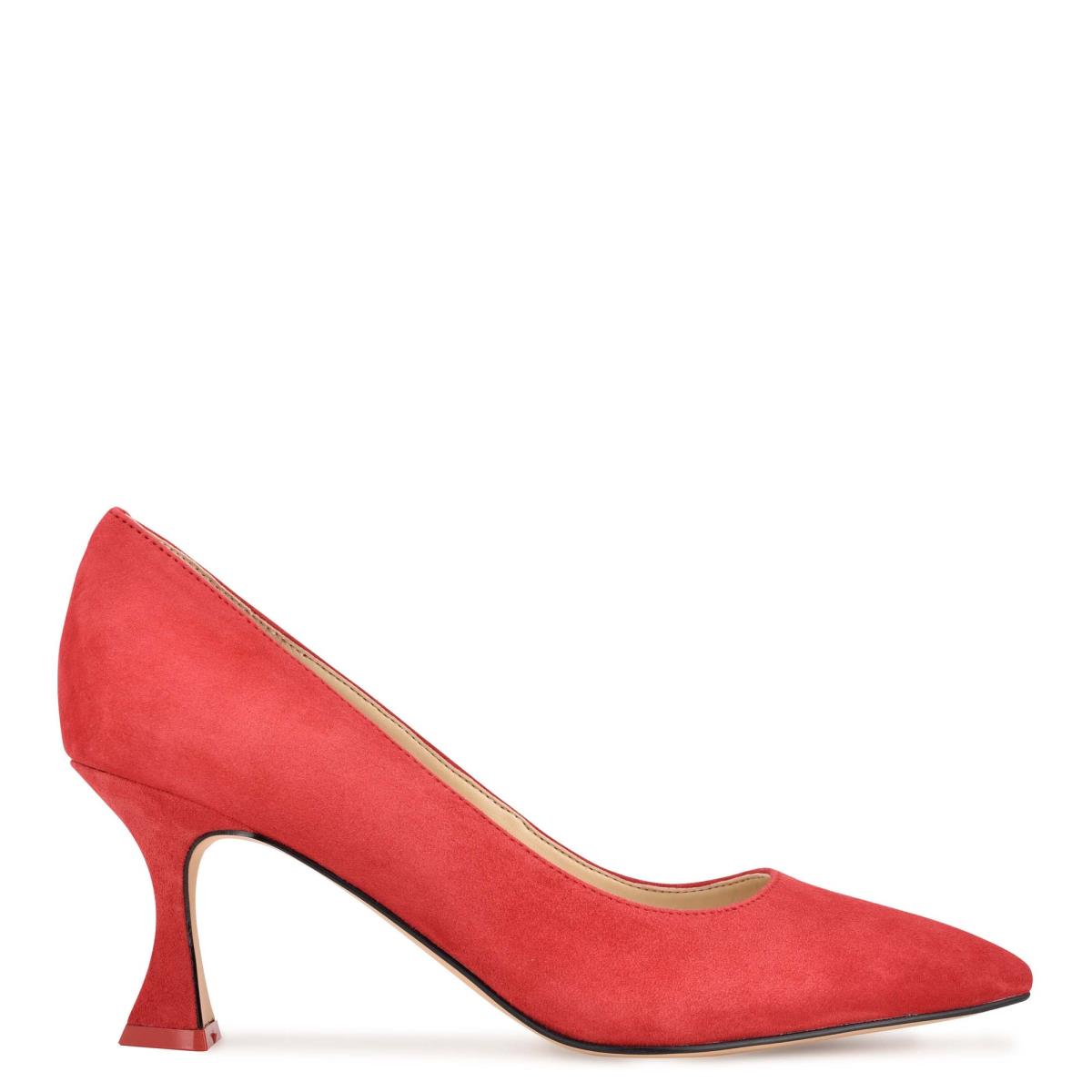 Zapatos De Salon Nine West Workin Pointy Toe Mujer Rojas | 5093WZVUS