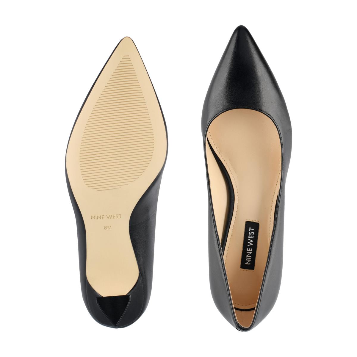 Zapatos De Salon Nine West Workin Pointy Toe Mujer Negras | 8250WMOBT