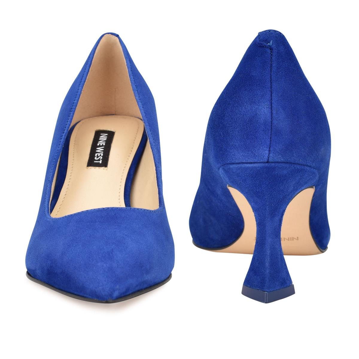 Zapatos De Salon Nine West Workin Pointy Toe Mujer Azules Oscuro | 9021XHUWB