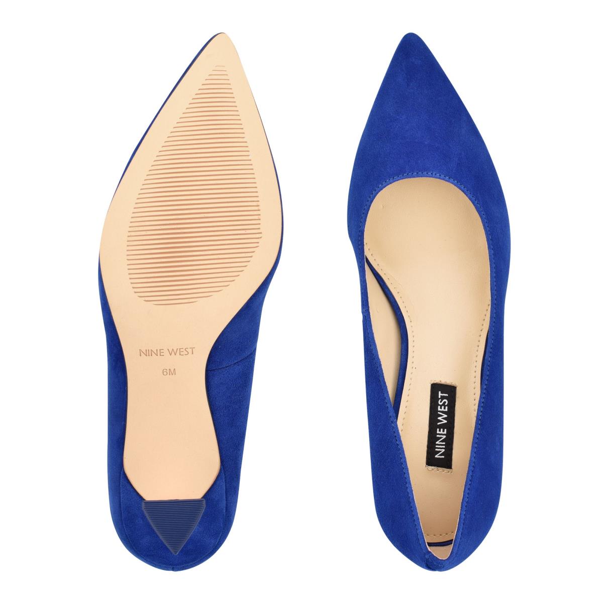 Zapatos De Salon Nine West Workin Pointy Toe Mujer Azules Oscuro | 9021XHUWB