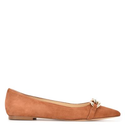 Ballerinas Nine West Brinks Pointy Toe Mujer Beige | 3712KCQWX