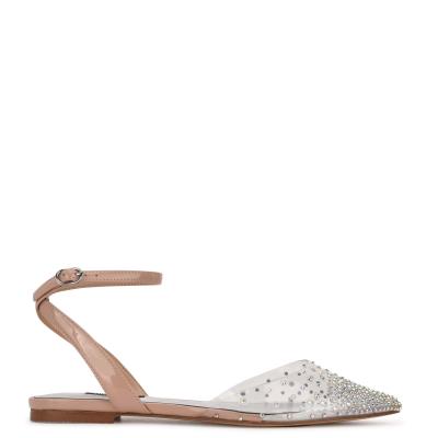 Ballerinas Nine West Briya Pointy Toe Mujer Beige | 7951WESUP