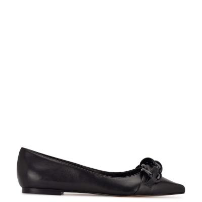 Ballerinas Nine West Buyme Pointy Toe Mujer Negras | 1506CNSPV