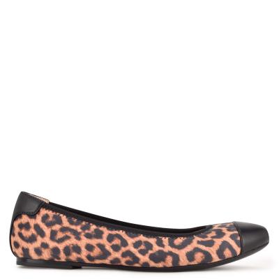 Ballerinas Nine West Capted Ballet Mujer Leopardo | 1946BXFGM