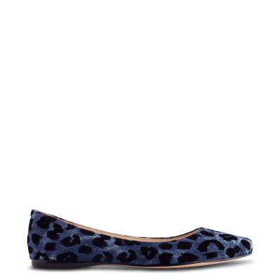 Ballerinas Nine West Speakup Almond Toe Mujer Azules Leopardo | 2078JTBAO