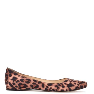 Ballerinas Nine West Speakup Almond Toe Mujer Leopardo | 9841MKWZO