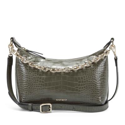 Bolsa De Hombro Nine West Ronnie Top Zip Shoulder Bag Mujer Serpent | 5107EBSXW