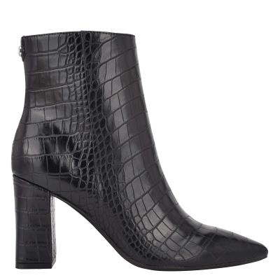 Booties Nine West Cacey 9x9 Heeled Mujer Negras | 9528QYRPN