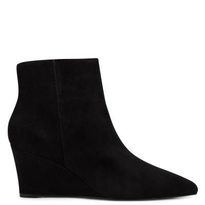 Booties Nine West Carter Wedge Mujer Negras | 6283FWVER