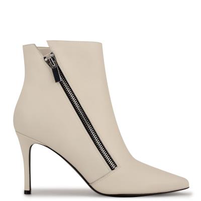 Booties Nine West Fast Dress Mujer Creme | 1397HBWTD