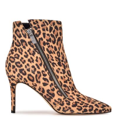 Booties Nine West Fast Dress Mujer Leopardo | 3068LQTEZ