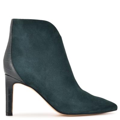 Booties Nine West Mikale Pointy Toe Mujer Obsidian | 4057AMIVQ