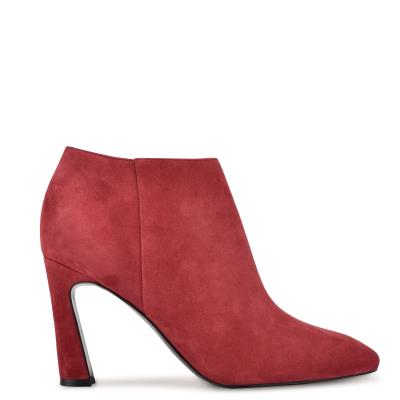 Booties Nine West Raze Dress Mujer Burdeos | 3780FOYSJ